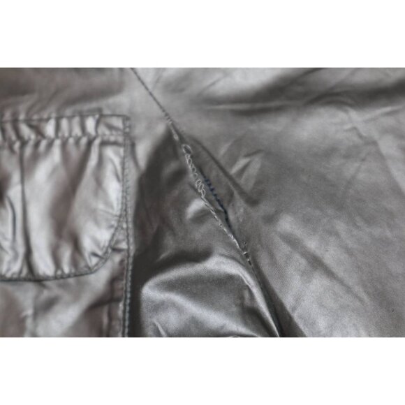 Vintage 90s Corvette Bomber Jacket Women’s S Silver Comda Sportswear Satin - Picture 11 of 11